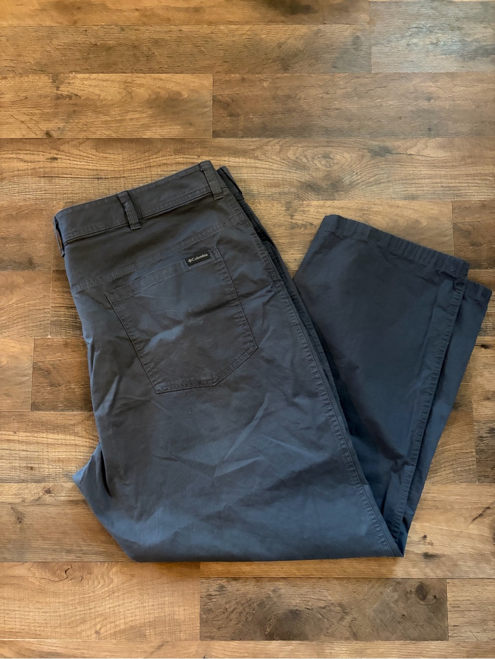 Columbia Men's Charcoal Gray Chino Pants Size 40w 30l